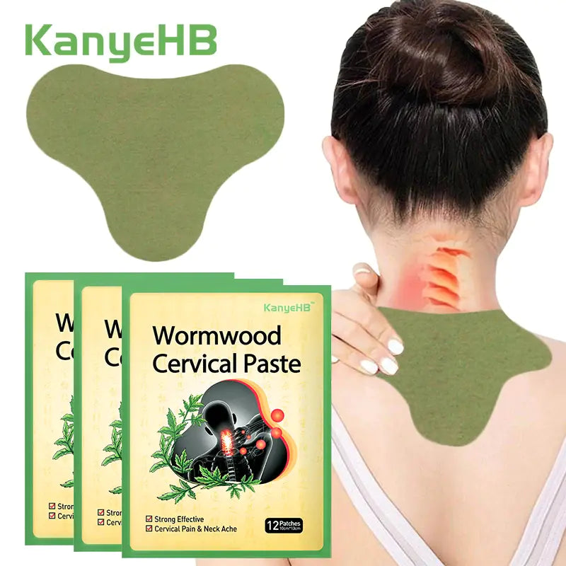 Wormwood Cervical Patch for Neck and Back Pain Relief