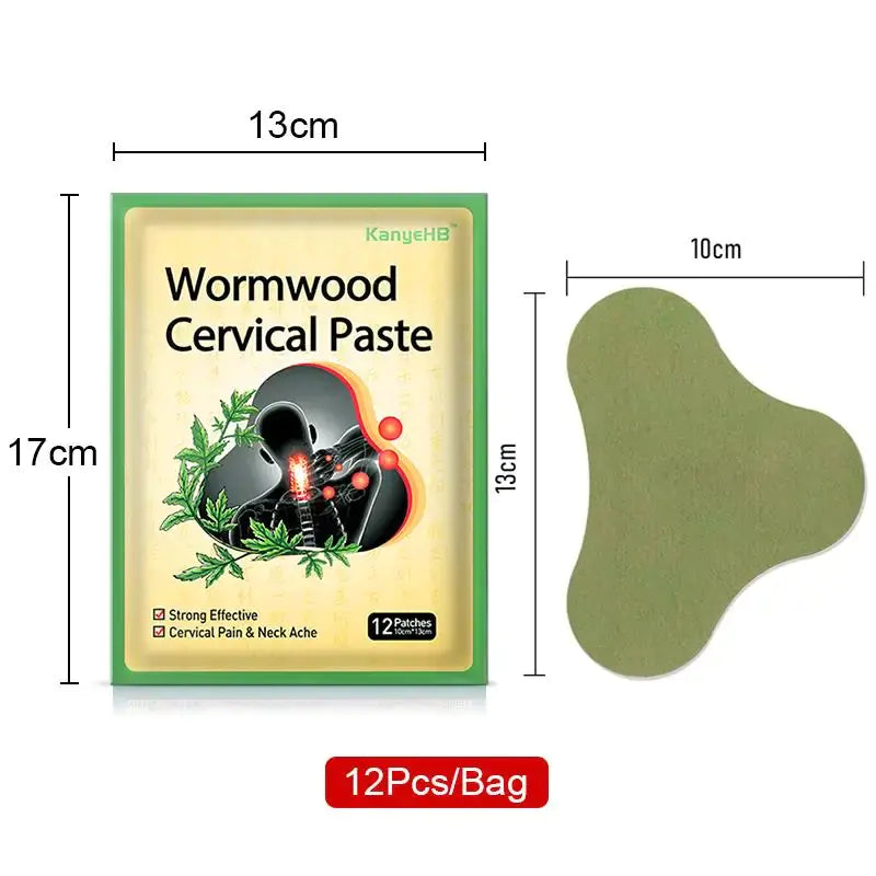 Wormwood Cervical Patch for Neck and Back Pain Relief