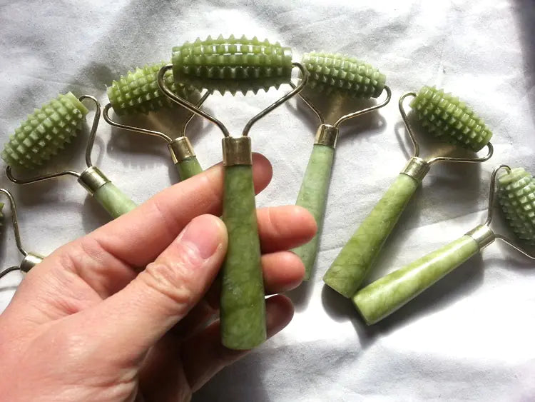 Luxury Jade Facial Rollers (2-Pack) – Glow, Relax & Rejuvenate