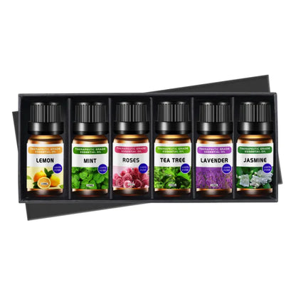 6-Piece Aromatherapy Massage Oil Set (10 ML Each)