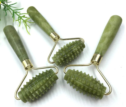 Luxury Jade Facial Rollers (2-Pack) – Glow, Relax & Rejuvenate