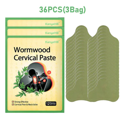 Wormwood Cervical Patch for Neck and Back Pain Relief