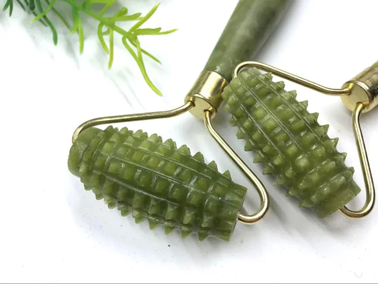 Luxury Jade Facial Rollers (2-Pack) – Glow, Relax & Rejuvenate